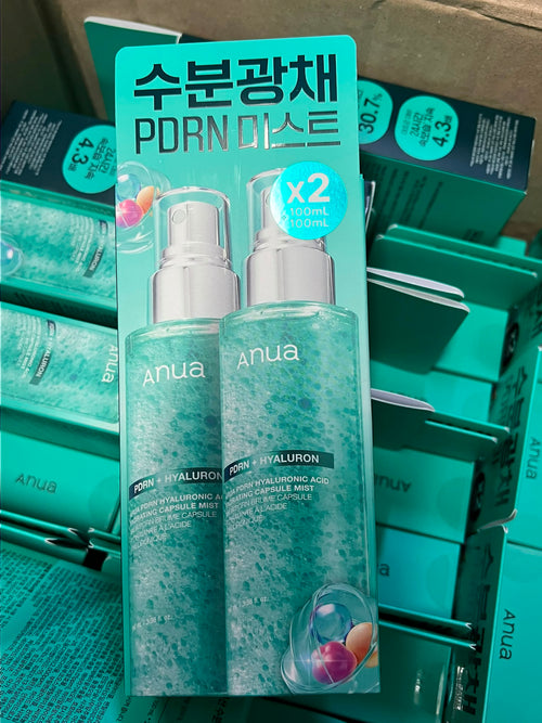 【24小時網站自助下單】現貨🌸Anua PDRN透明質酸水光膠囊噴霧100ml ＋100ml | 落單後約3-5個工作天寄出 娉婷貿易公司 Exquisite Beauty Trading Company