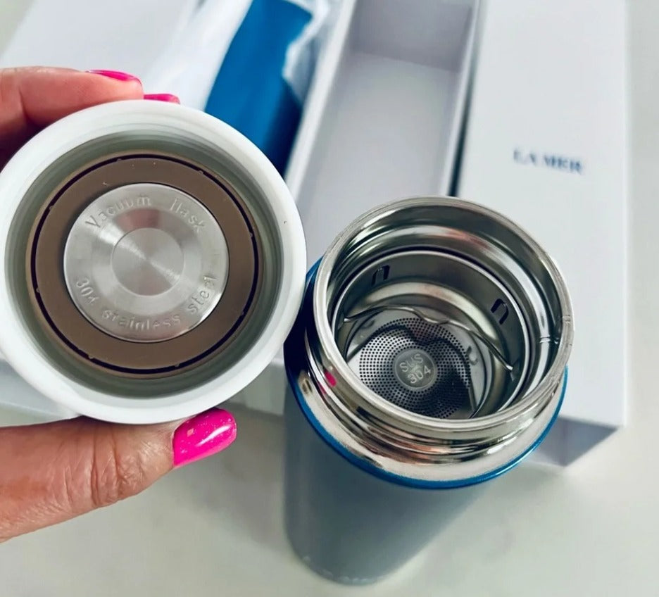 【24小時網站自助下單】✅有90個🌸LA MER 高級不鏽鋼保溫瓶450ML(專櫃) | 預訂約8月中至尾