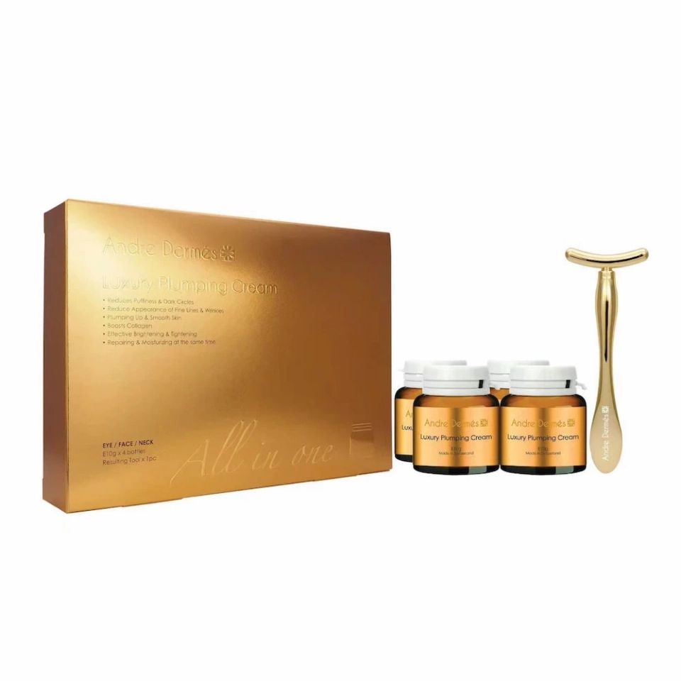 【24小時網站自助下單】現貨🌸Andre Dermes 極緻緊膚全效神仙霜 E10g*4Bottles + Resulting Tool*1pc | 落單後約3-5個工作天寄出 娉婷貿易公司 Exquisite Beauty Trading Company