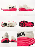 【24小時網站自助下單】🌸HOKA M CLIFTON 10 輕量運動跑鞋#白色桃紅底 | 預訂約3-4星期(自行備註顏色及尺寸) 娉婷貿易公司 Exquisite Beauty Trading Company