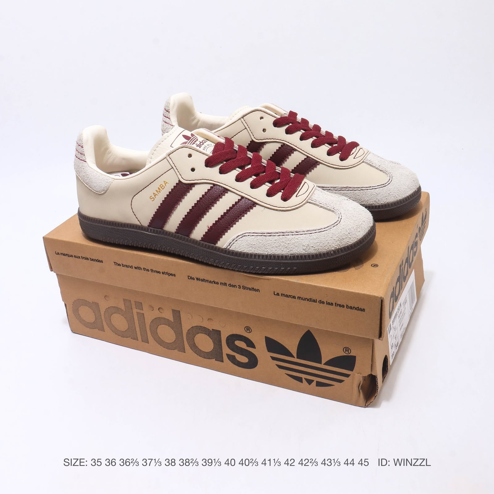 【24小時網站自助下單】🌸ADIDAS ORIGINALS SAMBA OG SHOES小白鞋 | 預訂約3-4星期(自行備註顏色及尺寸) 娉婷貿易公司 Exquisite Beauty Trading Company