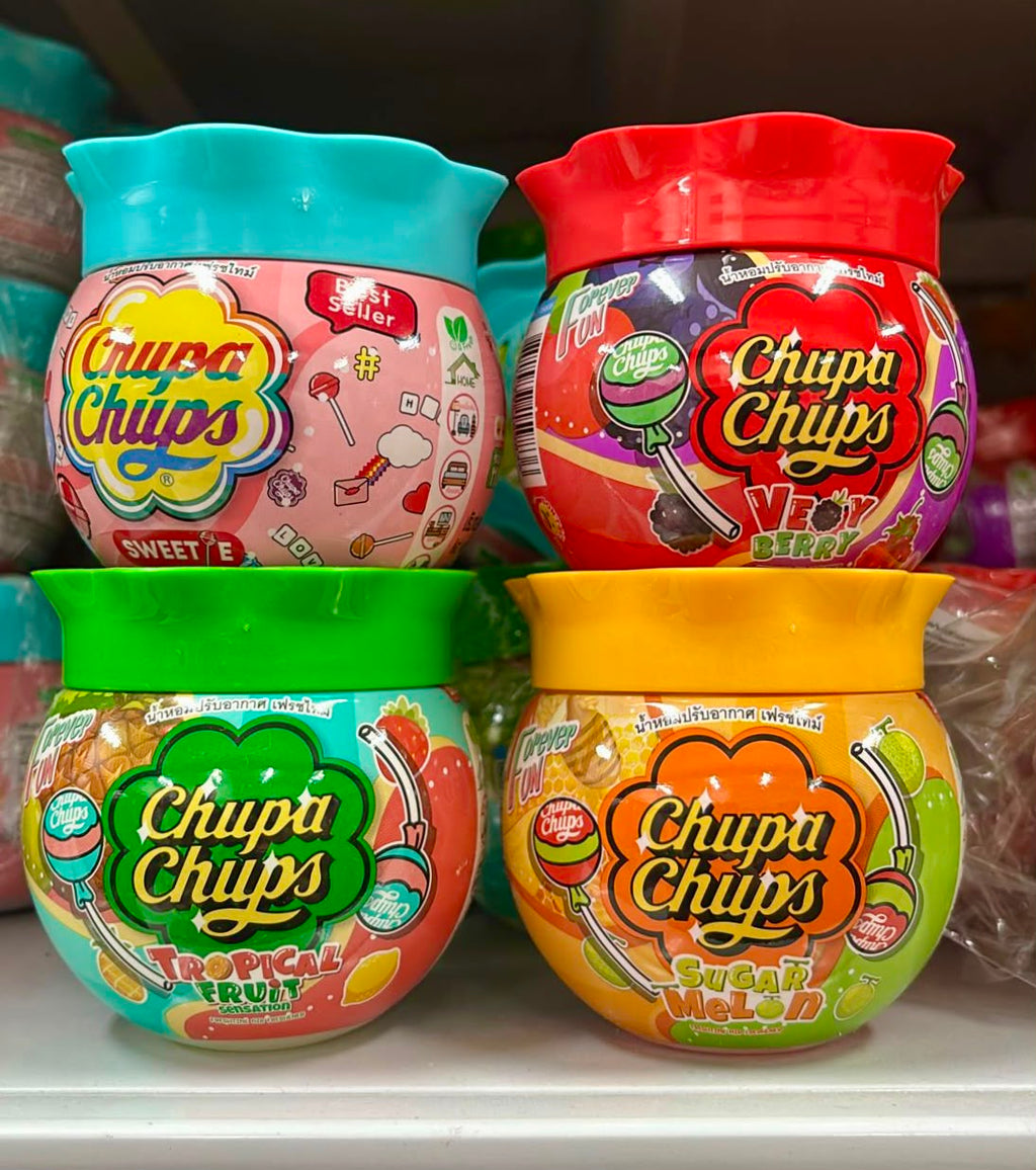 【24小時網站自助下單】現貨🌸泰國直送🇹🇭 泰國Chupa Chups珍寶珠空氣清新凝膠香薰座155g💁🏻♀️ | 落單後約3-5個工作天寄出 娉婷貿易公司 Exquisite Beauty Trading Company