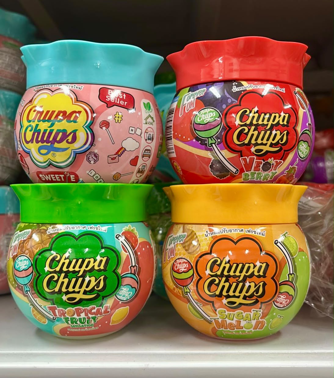 【24小時網站自助下單】現貨🌸泰國直送🇹🇭 泰國Chupa Chups珍寶珠空氣清新凝膠香薰座155g💁🏻♀️ | 落單後約3-5個工作天寄出 娉婷貿易公司 Exquisite Beauty Trading Company