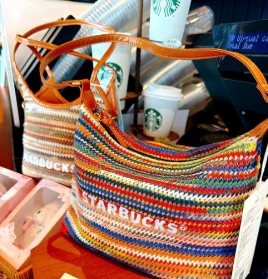 【24小時網站自助下單】2026年8月3日截🌸超限量 STARBUCKS 會員限定彩虹編織托特包 | 預訂 截單後約4-6星期到 娉婷貿易公司 Exquisite Beauty Trading Company