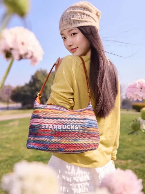 【24小時網站自助下單】2026年8月3日截🌸超限量 STARBUCKS 會員限定彩虹編織托特包 | 預訂 截單後約4-6星期到 娉婷貿易公司 Exquisite Beauty Trading Company