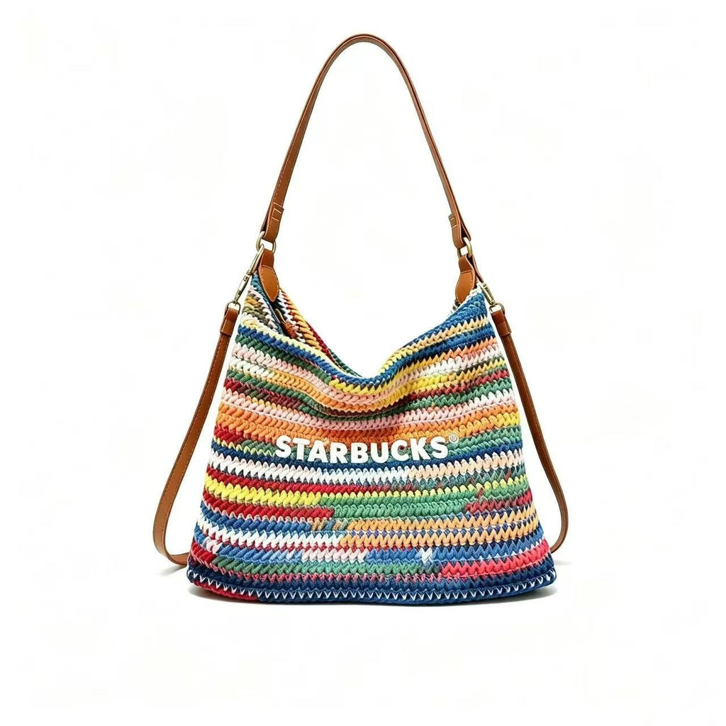 【24小時網站自助下單】2026年8月3日截🌸超限量 STARBUCKS 會員限定彩虹編織托特包 | 預訂 截單後約4-6星期到 娉婷貿易公司 Exquisite Beauty Trading Company