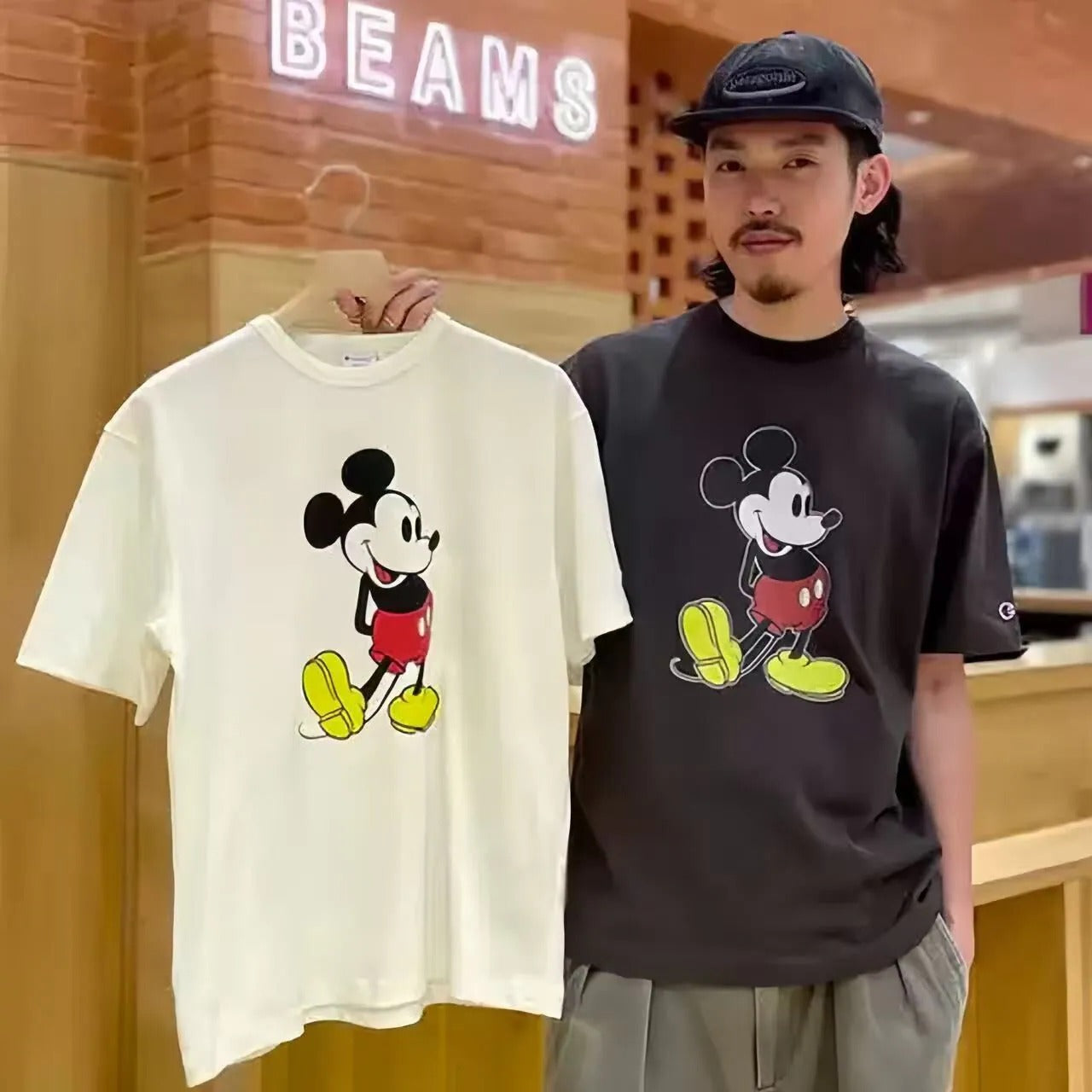 【24小時網站自助下單】2026年8月3日截🌸FBEAMS × Mickey 經典復古聯名短袖 | 預訂 截單後約4-6星期到 娉婷貿易公司 Exquisite Beauty Trading Company