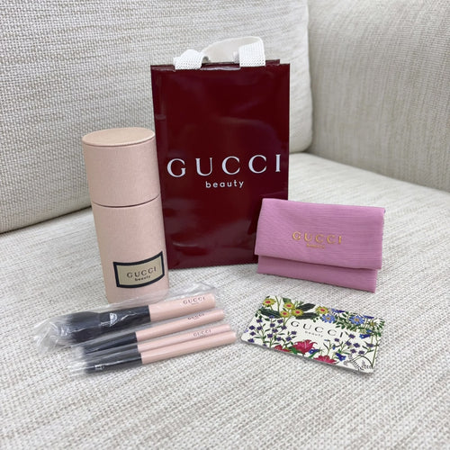 【24小時網站自助下單】數量只有1️⃣2️⃣套🌸Gucci Beauty化妝掃卡套連鏡套裝 | 預訂約1-2星期 娉婷貿易公司 Exquisite Beauty Trading Company