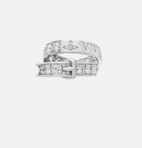 【24小時網站自助下單】🌸💯Vivienne Westwood Anillo Belt Ring 腰帶戒指 925銀 連專櫃禮盒 | 預訂約4-6星期 娉婷貿易公司 Exquisite Beauty Trading Company