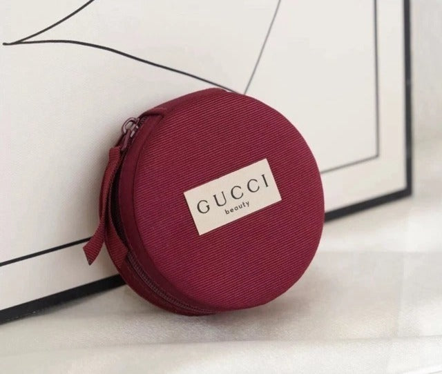 【24小時網站自助下單】🟡現貨50個🌸Gucci Beauty Vip Gift Red Burgundy Cushion Pouch Small Case | 落單後約5-7個工作天寄出 娉婷貿易公司 Exquisite Beauty Trading Company