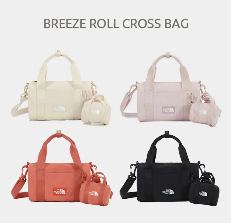【24小時網站自助下單】2026年8月20日截🌸韓國限定THE NORTH FACE White Label 又有靚袋出了‼️BREEZE ROLL CROSS BAS 3用圓桶袋 買大送細MINI版鎖匙扣 FILA0132 | 預訂約3-4星期 娉婷貿易公司 Exquisite Beauty Trading Company