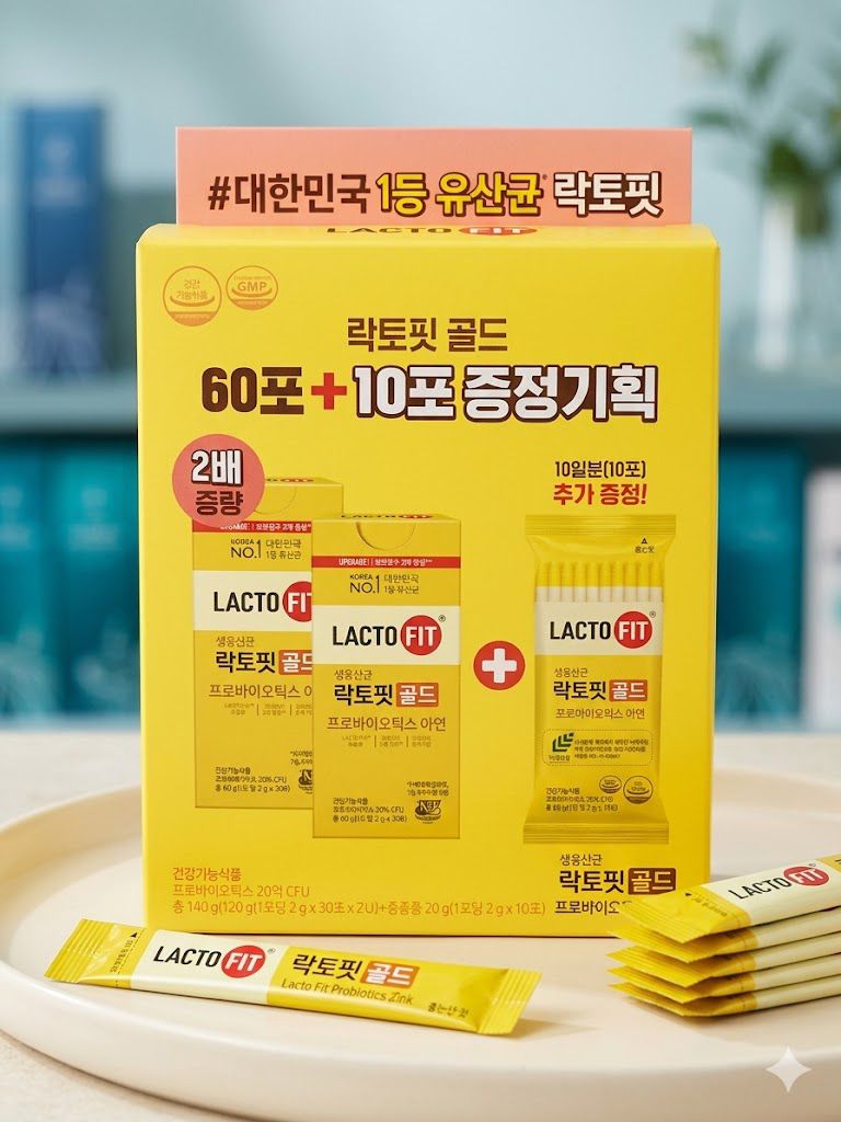 【24小時網站自助下單】現貨🌸Lacto Fit 黃色益生菌( －盒70條) 食用日期：2027/1月 | 落單後約3-5個工作天寄出 娉婷貿易公司 Exquisite Beauty Trading Company