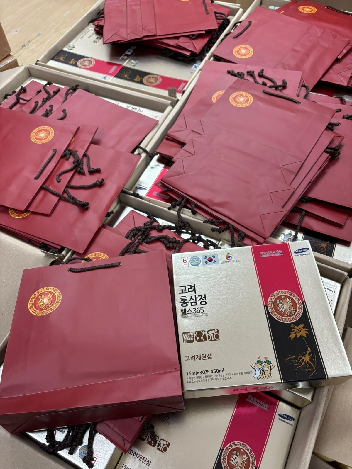 【24小時網站自助下單】🟡中秋送禮🔥🔥🔥 2026年8月24日截🌸韓國製新版 Samsung 健康365 6年根正宗高麗蔘15ml×30條(送手挽袋) | 預訂約9月中上旬 娉婷貿易公司 Exquisite Beauty Trading Company