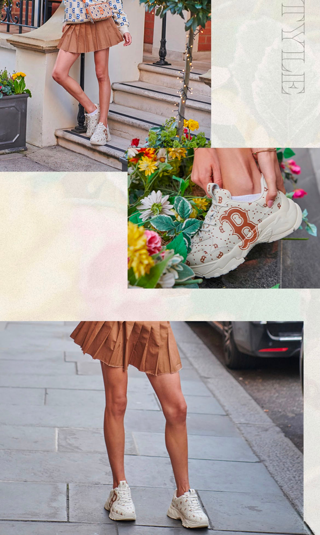 【24小時網站自助下單】2026年9月10日截🌸免稅店店長今日放出嚟劈價👍🏻原價159000won （$939）🈹🈹🈹🈹🈹大家都最鍾意最受歡迎 MLB 爆款波鞋 好輕身好舒服👍🏻 Big Ball Chunky Saffiano Diamond Monogram NY Beige MLB0151c 男女同款 | 預訂約3-4星期 娉婷貿易公司 Exquisite Beauty Trading Company