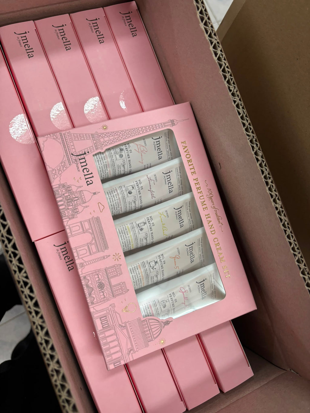 【24小時網站自助下單】現貨🌸韓國製🇰🇷Jmella Favorite Line摯愛💕護手霜系列 (5支/盒) | 落單後約3-5個工作天寄出 娉婷貿易公司 Exquisite Beauty Trading Company