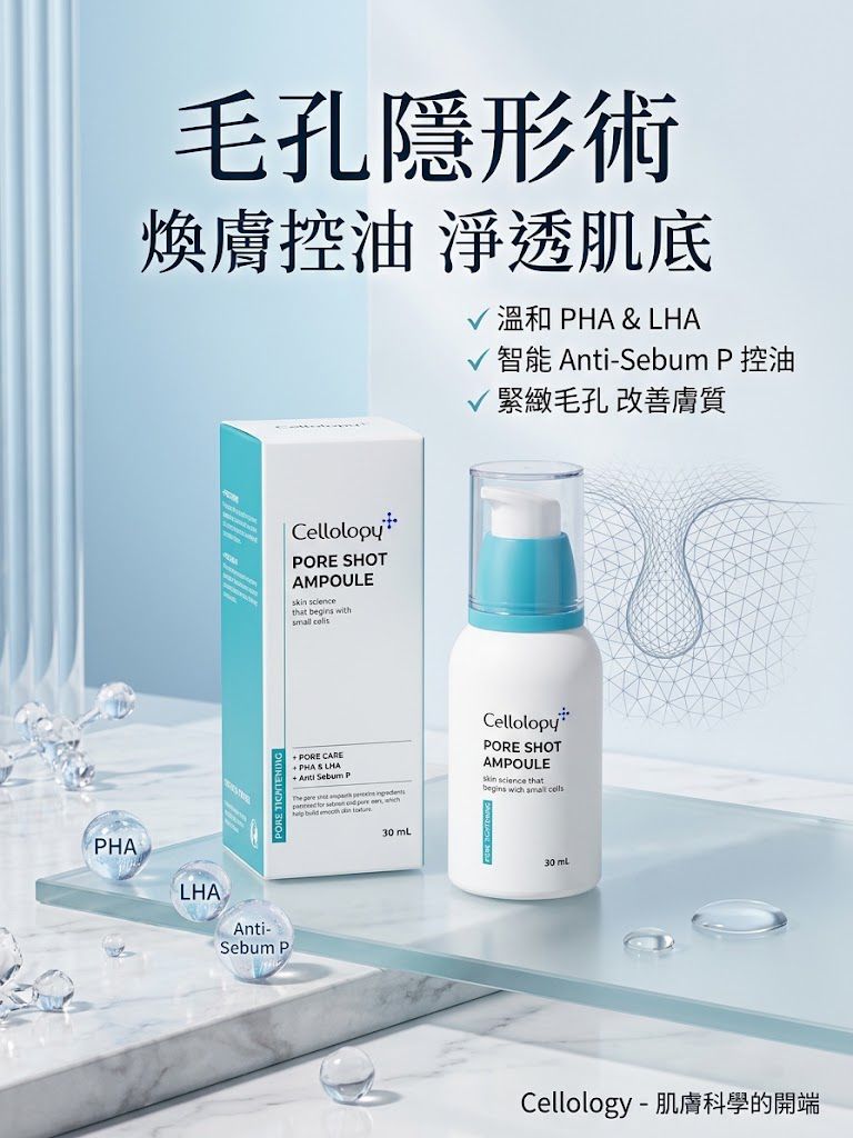 【24小時網站自助下單】現貨🌸Cellology PORE SHOT AMPOULE 毛孔緊緻精華30 ml | 落單後約3-5個工作天寄出 娉婷貿易公司 Exquisite Beauty Trading Company
