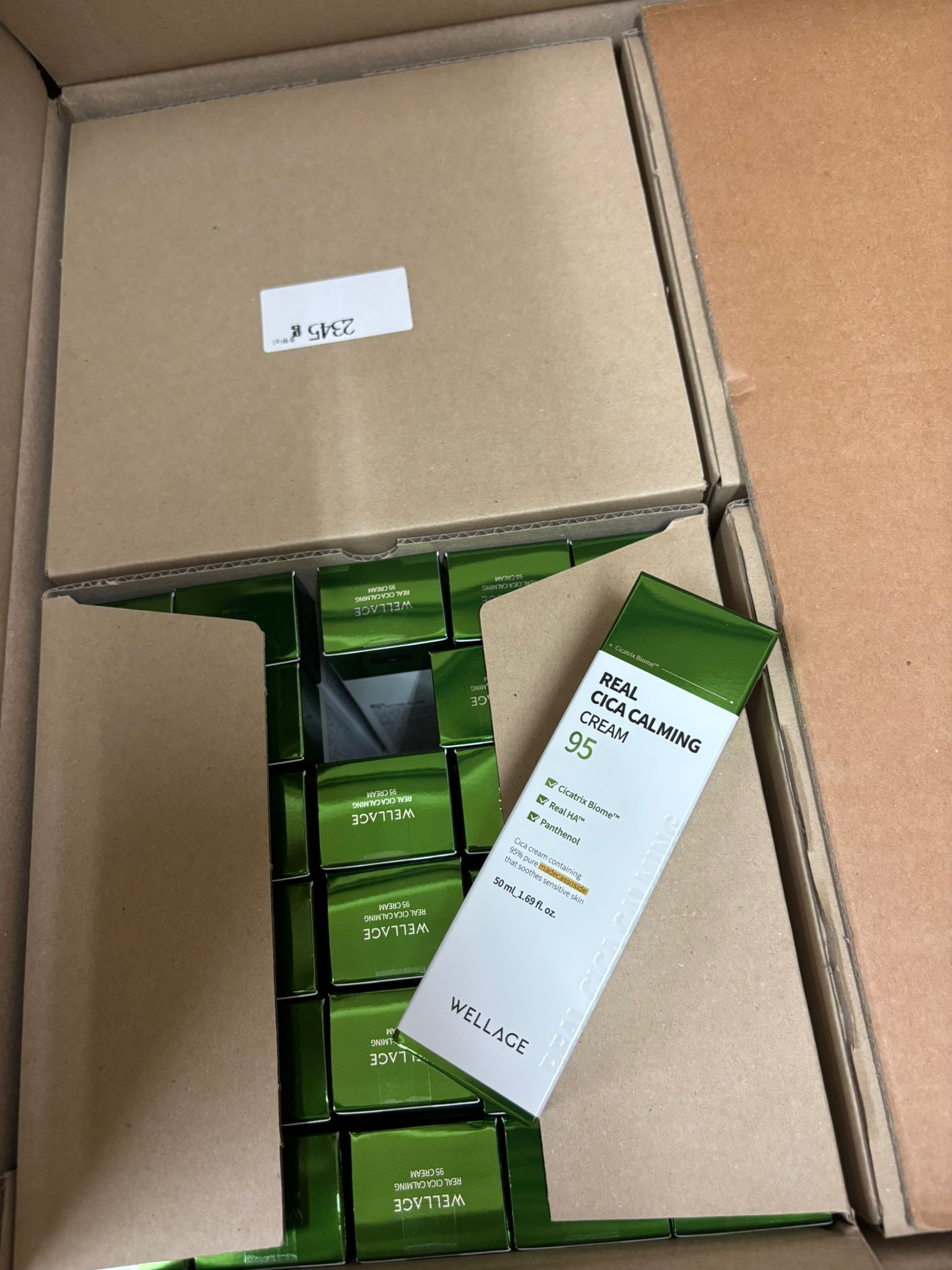 【24小時網站自助下單】現貨🌸Wellage 95%高濃度積雪草舒緩鎮靜面霜50ml | 落單後約3-5個工作天寄出 娉婷貿易公司 Exquisite Beauty Trading Company