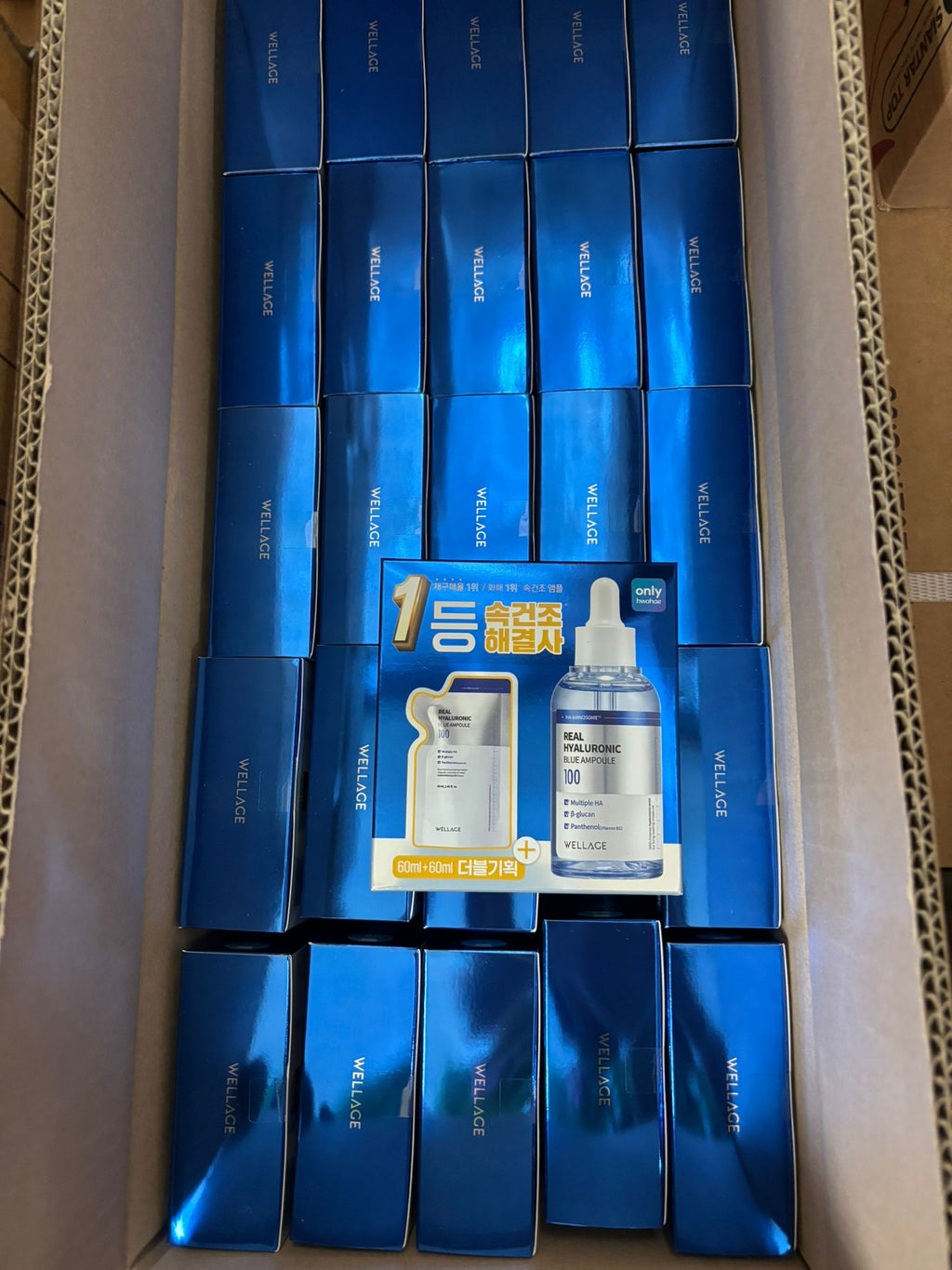 【24小時網站自助下單】現貨🌸Wellage 玻尿酸藍色安瓶 套裝 60ml+60ml | 落單後約3-5個工作天寄出 娉婷貿易公司 Exquisite Beauty Trading Company
