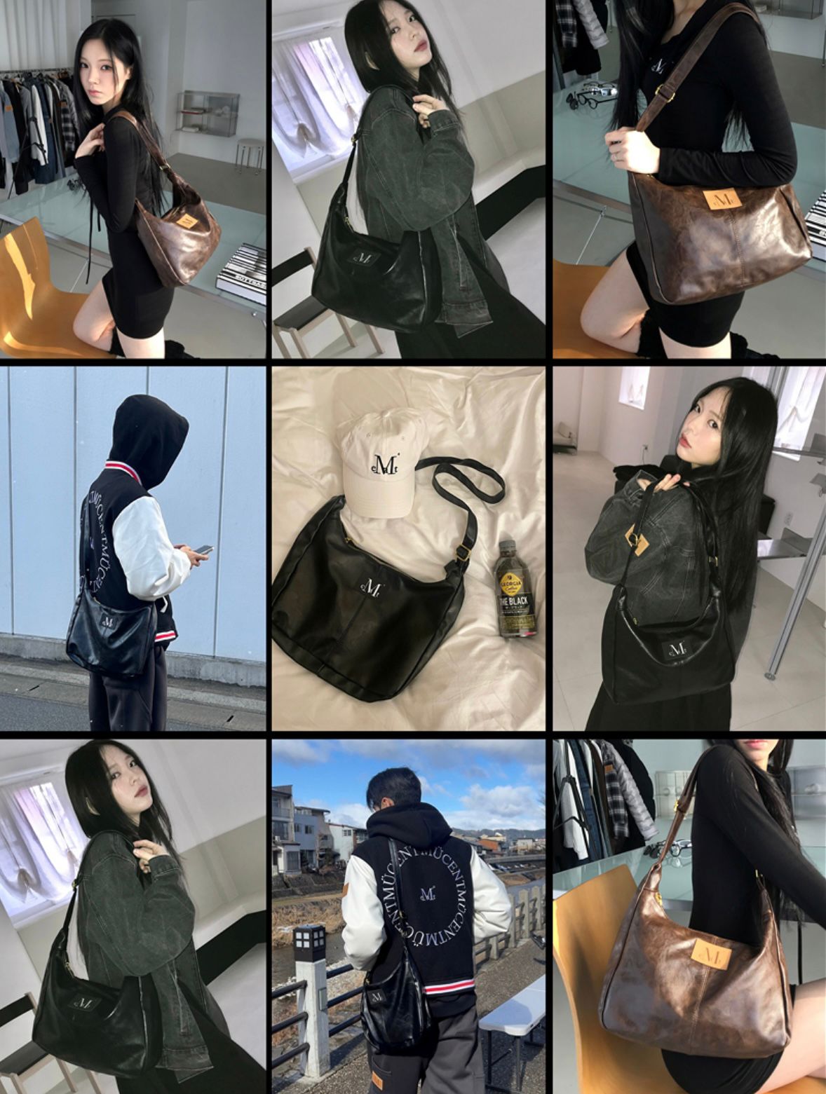 【24小時網站自助下單】2026年9月20日截🌸‼️MUCENT一年一度半價BIG SALE又嚟啦‼️銷售第一 經典爆款 MERIN GOLD LINE LEATHER SHOULDER BAG MUCT0164 | 預訂約3-4星期 娉婷貿易公司 Exquisite Beauty Trading Company