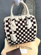 【24小時網站自助下單】【日本中古品代購】🌸LV 2013秀款限定CUBE馬毛棋盤格MINI | 預訂約2-3星期 娉婷貿易公司 Exquisite Beauty Trading Company
