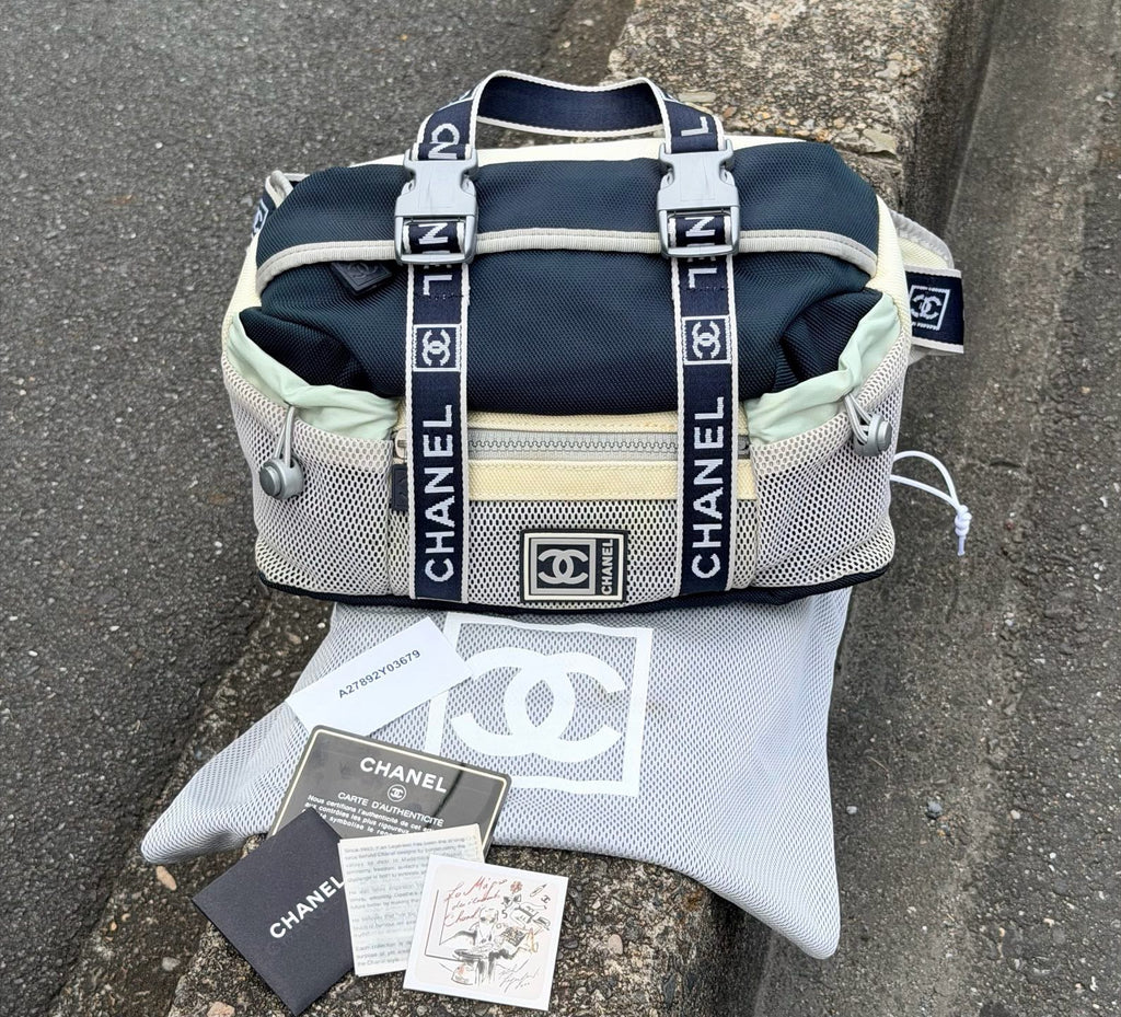 【24小時網站自助下單】【日本中古品代購】🌸CHANEL SPORT系列方標運動腰包 | 預訂約2-3星期 娉婷貿易公司 Exquisite Beauty Trading Company