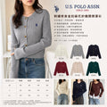 【24小時網站自助下單】2026年9月12日18:00截🌸日本直送⭐️限時優惠中 U.S. POLO ASSN. 刺繡 修身 金扣 麻花 針織 開襟 罩衫 外套 | 預訂約10月初至中(自行備註顏色及尺寸) 娉婷貿易公司 Exquisite Beauty Trading Company