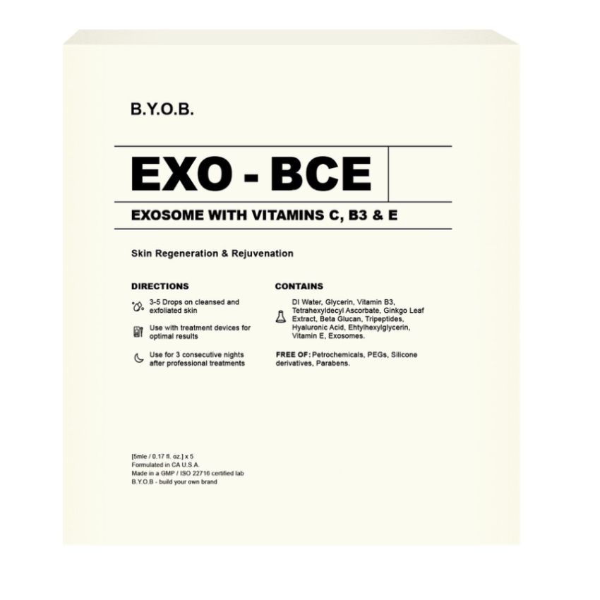 【24小時網站自助下單】 2026年9月23日截🌸22-24/9 香港美容展優惠 BYOB EXO-BCE外泌體細胞復活精華5ml x 5pcs | 預訂約10月中至尾 娉婷貿易公司 Exquisite Beauty Trading Company