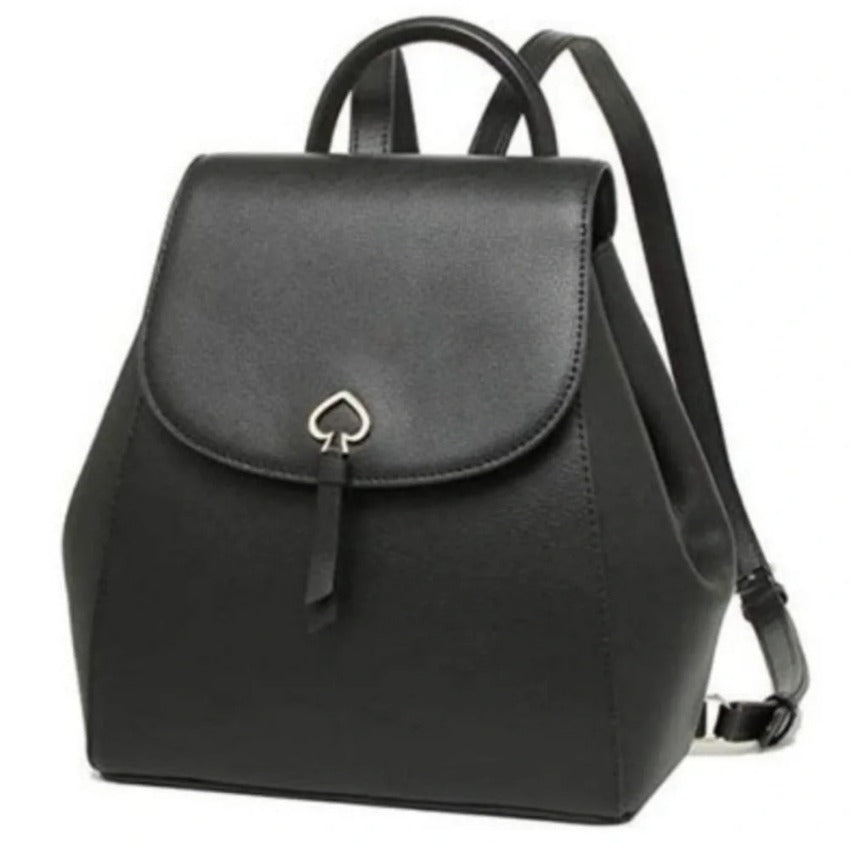 【24小時網站自助下單】2026年9月19日截🌸Kate Spade Adel Medium Flap Backpack in Black Leather Style | 預訂 截單後約4-6星期到 娉婷貿易公司 Exquisite Beauty Trading Company