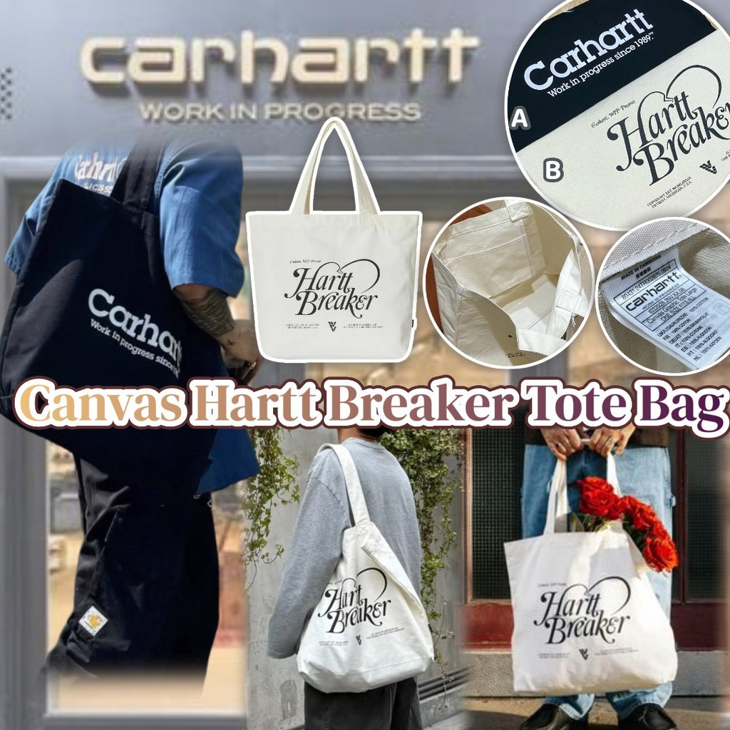 【24小時網站自助下單】2026年9月21日截🌸Carhartt WIP Canvas Hartt Breaker Tote Bag 帆布手提袋 | 預訂約11月中至尾 娉婷貿易公司 Exquisite Beauty Trading Company