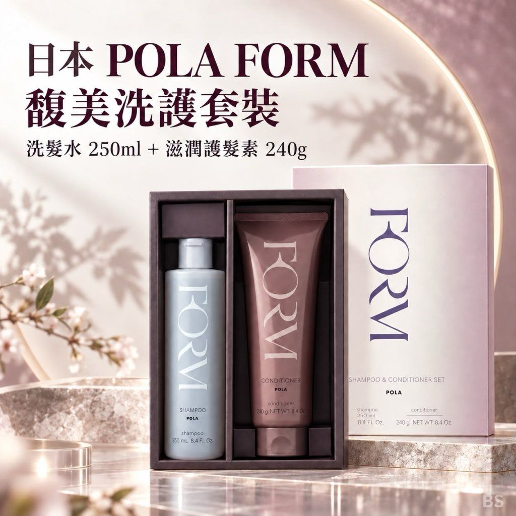 【24小時網站自助下單】 🌸POLA 馥美抗糖化無矽配方洗護套裝 (洗髮水250ml + 護髮素240g) | 預訂約2-3星期 娉婷貿易公司 Exquisite Beauty Trading Company