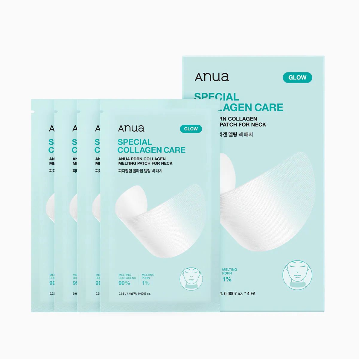 【24小時網站自助下單】 現貨🌸ANUA PDRN膠原蛋白抗皺提拉修護貼(頸/額頭用) 1盒 4EA | 落單後約3-5個工作天寄出 娉婷貿易公司 Exquisite Beauty Trading Company