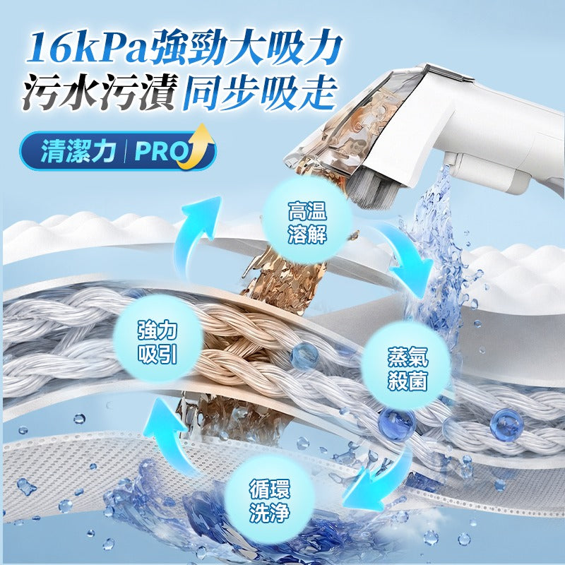 【24小時網站自助下單】 🌸【全新上市】日本Double Clean 多用途高溫蒸氣殺菌強吸抽污布藝全屋離地清潔機PRO 3.0 | 預訂約1-2星期 娉婷貿易公司 Exquisite Beauty Trading Company