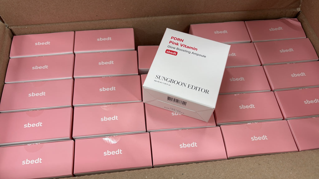 現貨 | 韓國🇰🇷SUNGBOON EDITOR PDRN 粉紅維生素光采安瓶40ml 娉婷貿易公司 Exquisite Beauty Trading Company