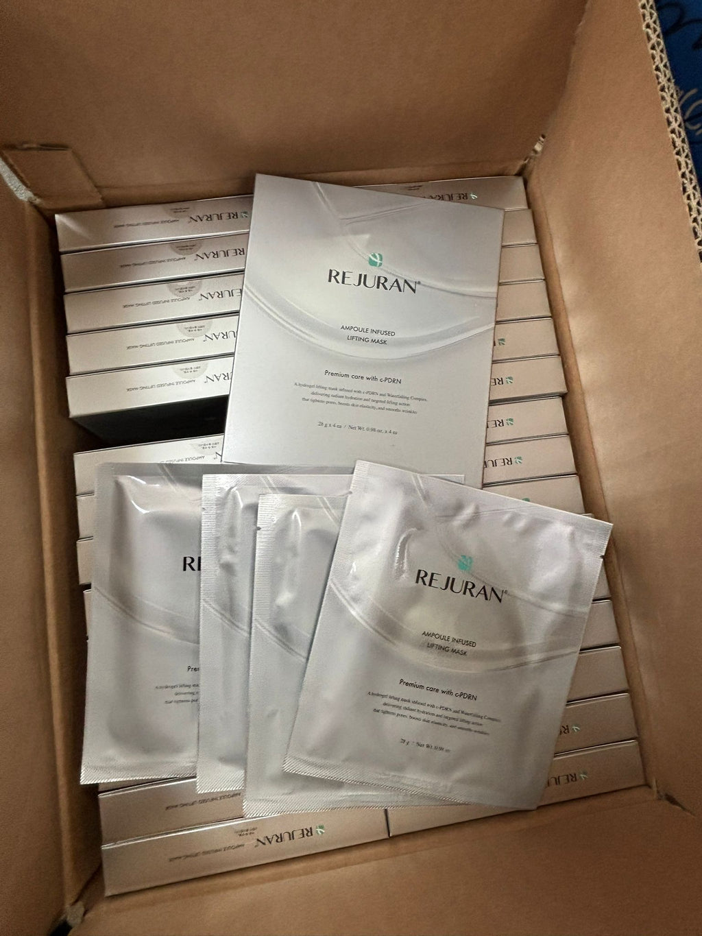 現貨 | 🇰🇷 REJURAN 高效安瓶提拉緊致水凝面膜 （4片/盒） 娉婷貿易公司 Exquisite Beauty Trading Company