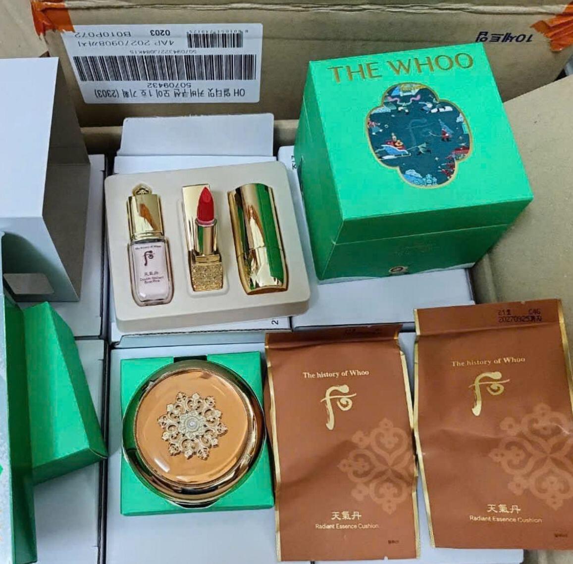 供應商現貨💫WHOO 后 ✨天氣丹氣墊2024聖誕限定套盒 （連補充裝總共3個） | 落單後約3-5個工作天寄出 娉婷貿易公司 Exquisite Beauty Trading Company