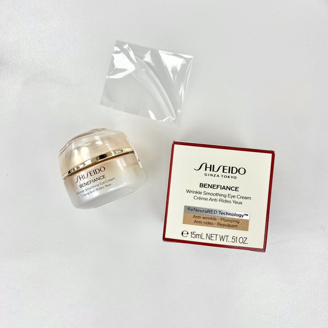 供應商現貨🌸免稅正品 Shiseido BENEFIANCE Wrinkle Smoothing Eye Cream 資生堂盼麗風姿抗皺修護眼霜15ml | 預訂 逢星期一，三返倉執貨 其後約3-5個工作天寄出