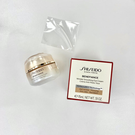 供應商現貨🌸免稅正品 Shiseido BENEFIANCE Wrinkle Smoothing Eye Cream 資生堂盼麗風姿抗皺修護眼霜15ml | 預訂 逢星期一，三返倉執貨 其後約3-5個工作天寄出