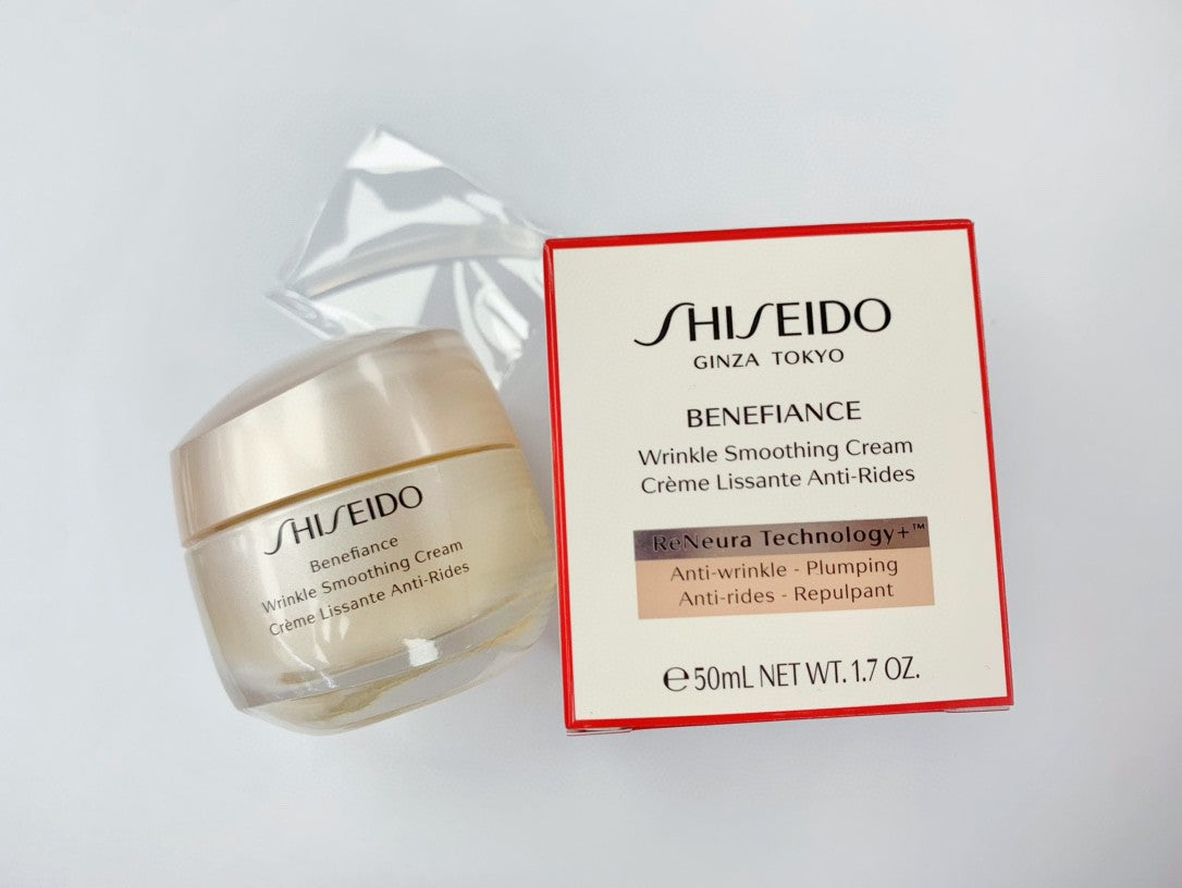 供應商現貨🌸免稅正品 SHISEIDO BENEFIANCE Wrinkle Smoothing Cream 資生堂盼麗風姿深層活膚抗皺乳霜75ml🌟清爽型 | 預訂 逢星期一，三返倉執貨 其後約3-5個工作天寄出