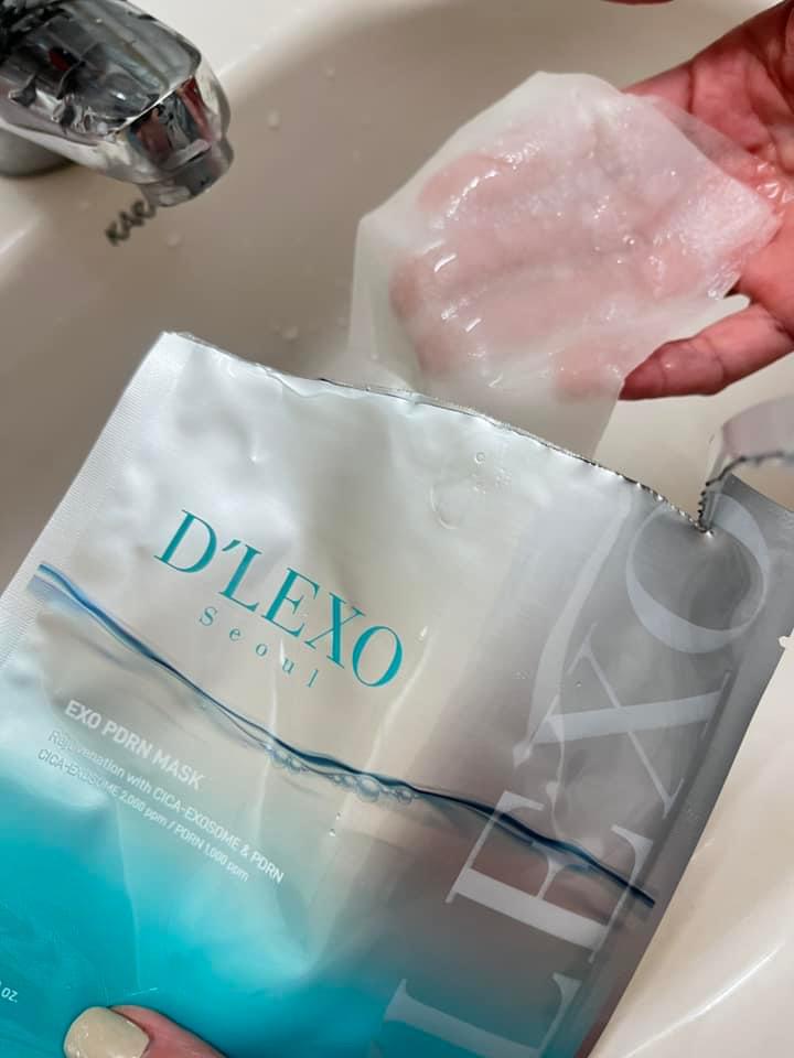 供應商現貨💫Dermaline D'LEXO 積雪草外泌體面膜 EXO PDRN MASK 一盒10片 | 落單後約3-5個工作天寄出