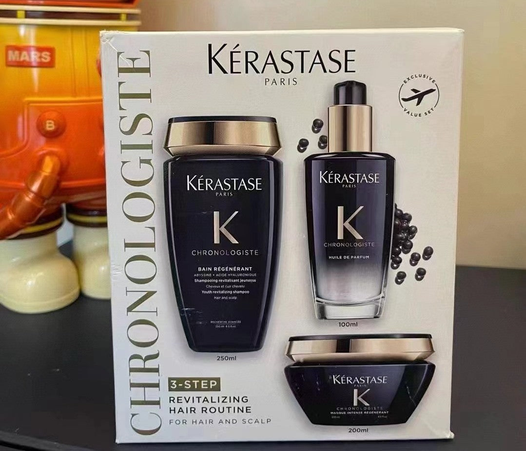 供應商現貨🌸免稅正品 Kerastase卡詩黑鑽魚子醬三件套 | 預訂 逢星期一，三返倉執貨 其後約3-5個工作天寄出