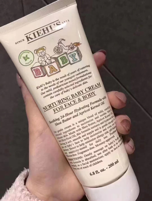 供應商現貨🌸免稅正品 Kiehl's科顏氏嬰兒營養柔嫩潤膚霜 200ml | 預訂 逢星期一，三返倉執貨 其後約3-5個工作天寄出