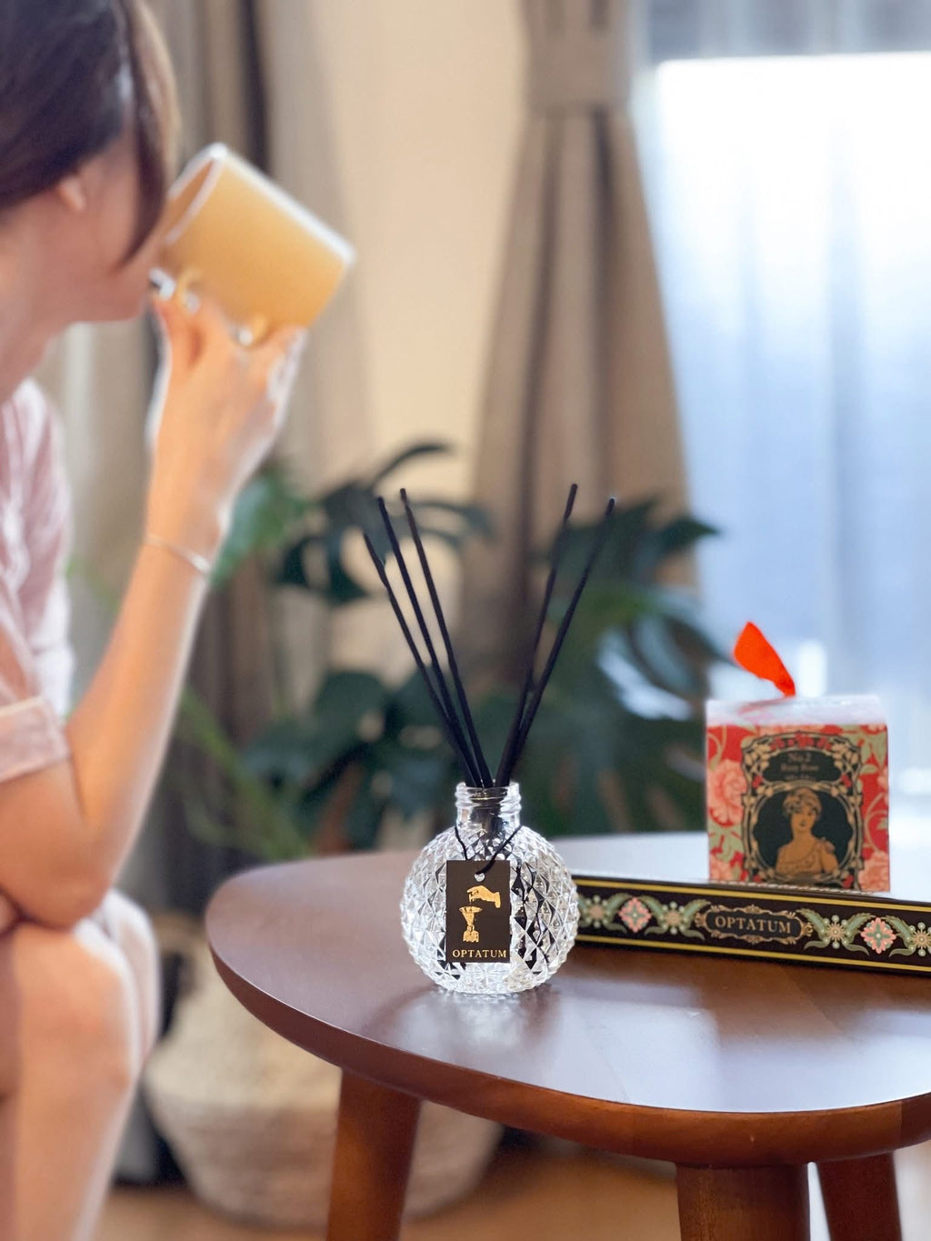 現貨🌸💁🏻♀️韓國OPTATUM 芳香擴香瓶 100ml OPTATUM香薰+香薰棒 | 落單後約3-5個工作天寄出