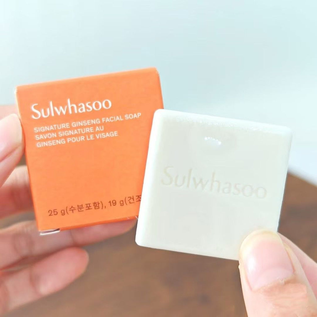 現貨🌸Sulwhasoo雪花秀人蔘潔面皂25g 中樣（1套3個） | 落單後約3-5個工作天寄出