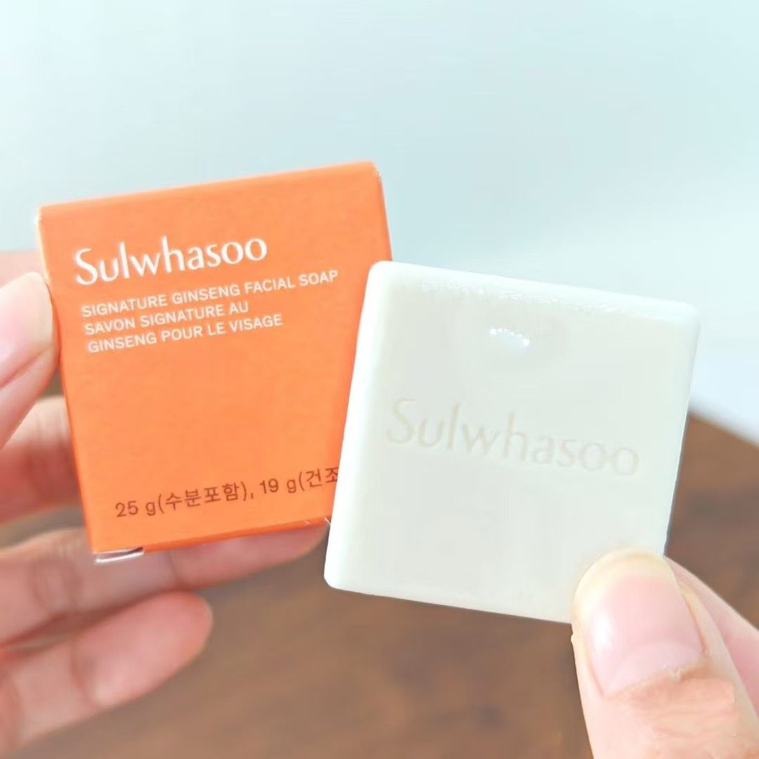 現貨🌸Sulwhasoo雪花秀人蔘潔面皂25g 中樣（1套3個） | 落單後約3-5個工作天寄出