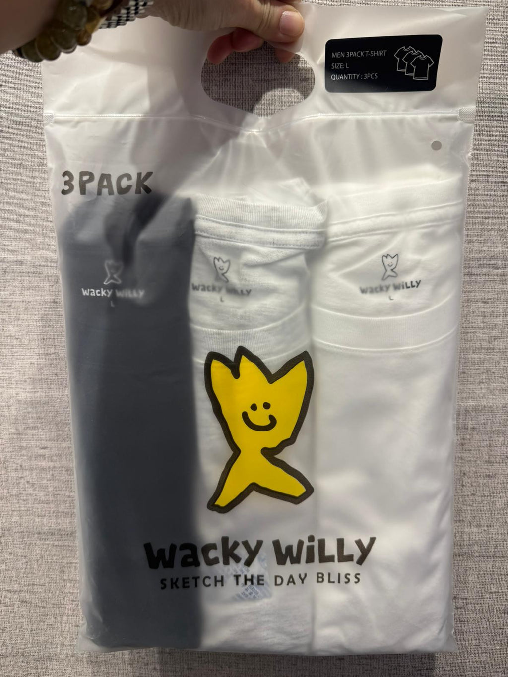 售完即止🌸韓國爆紅品牌🔥小火人🔥Wacky Willy 韓國專門店/免稅店 2025年新款 折扣優惠 男女同款 3件Tee套裝1套3件最抵著‼️| 預訂約3-4星期