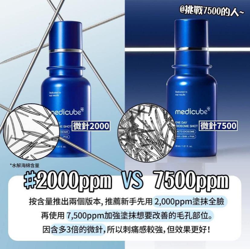 現貨🌸韓國🇰🇷Medicube 2000 / 7500 微針全效毛孔安瓶 30ml | 落單後約3-5個工作天寄出 娉婷貿易公司 Exquisite Beauty Trading Company
