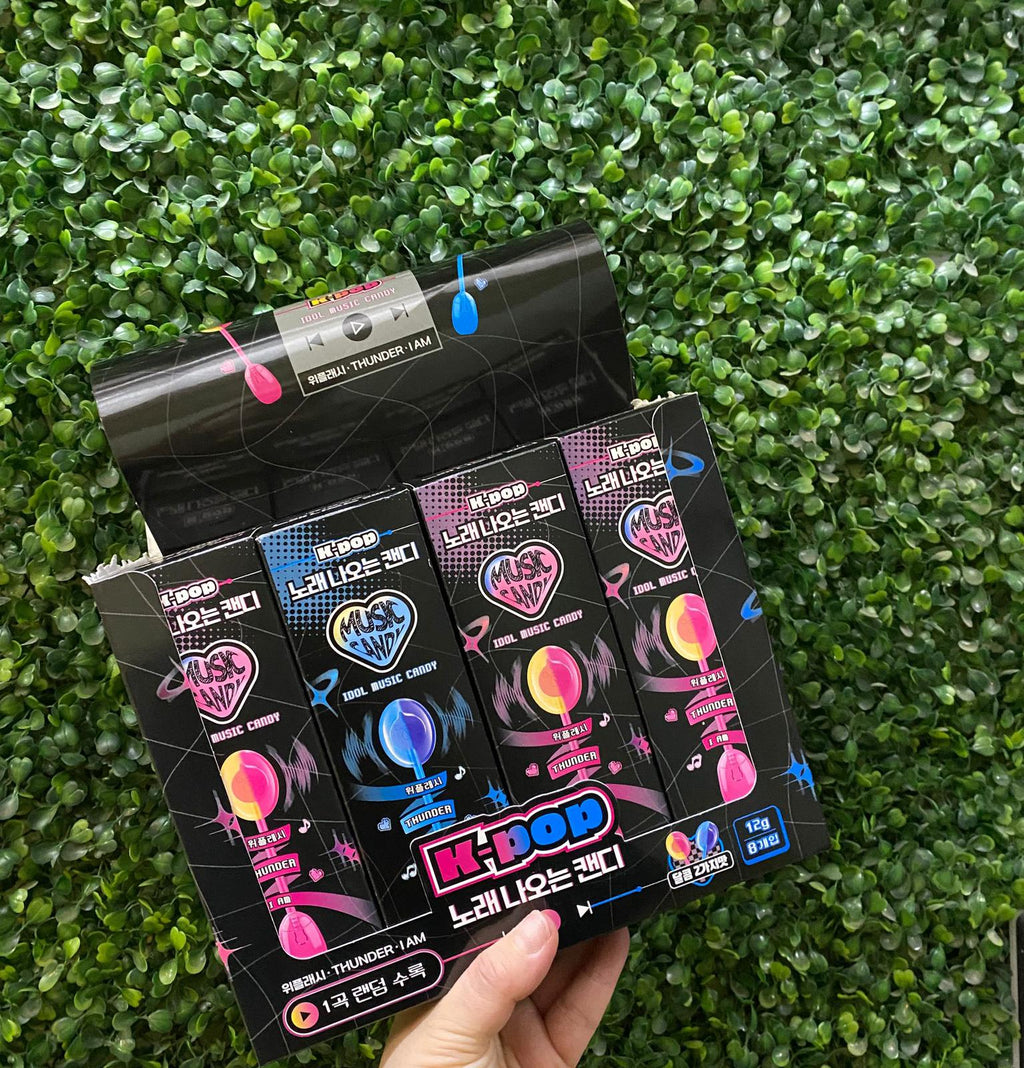 售完即止🌸得192盒 韓國🇰🇷CU K-pop音樂棒棒糖 🇰🇷韓國兒童版🎵唱歌的音樂棒棒糖🍭 | 預訂約2026年2月中至尾