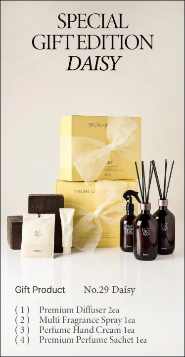 【24小時網站自助下單】🌸GD同款香氛品牌🌼 Hetras - Daisy 特別香氛禮盒 | 預訂約2個月