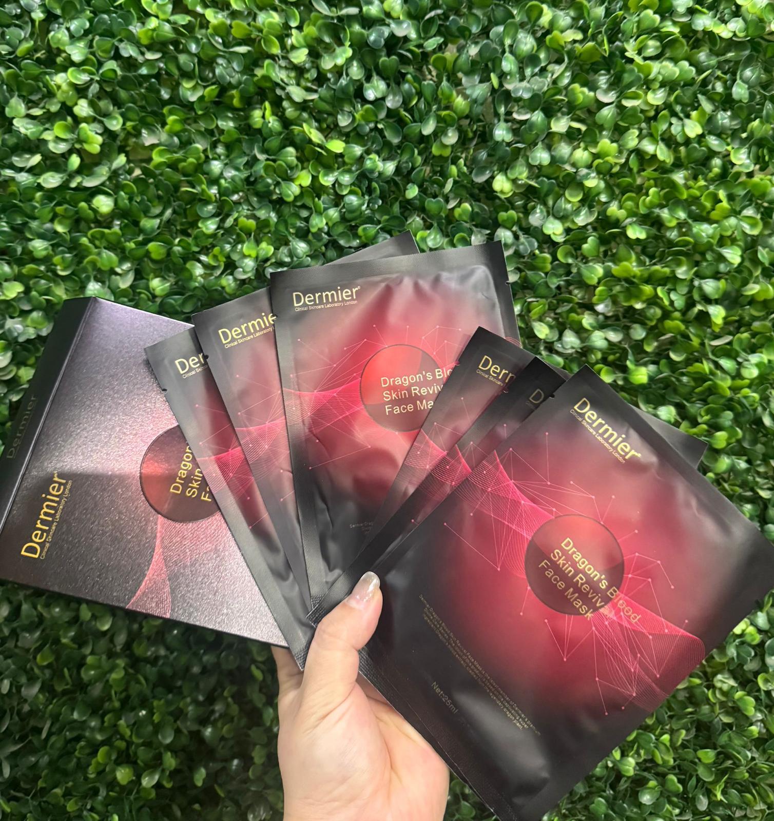 【24小時網站自助下單】🌸Dermier 龍血再生修復面膜 6pcs | 預訂約1-2星期 娉婷貿易公司 Exquisite Beauty Trading Company