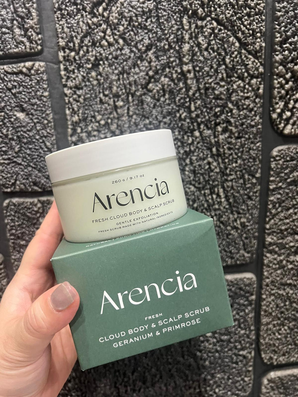 【24小時網站自助下單】現貨🌸Arencia 滋潤身體&amp;頭皮磨砂膏260g | 落單後約3-5個工作天寄出 娉婷貿易公司 Exquisite Beauty Trading Company